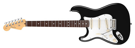 Fender American Pro Stratocaster LH Black RW + Etui