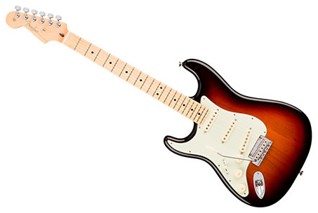 American Pro Stratocaster LH 3 Color Sunburst MN + Etui Fender
