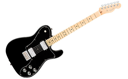 Fender American Pro Deluxe Shawbucker Telecaster Black MN + Etui