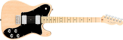 Fender American Pro Deluxe Shawbucker Telecaster Natural MN + Etui