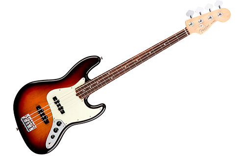 Fender American Pro Jazz Bass 3 Colors Sunburst RW + Etui