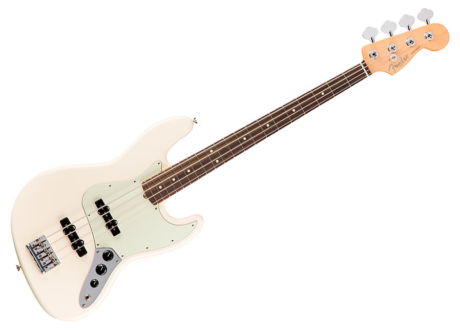 Fender American Pro Jazz Bass Olympic White RW + Etui