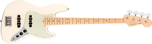 Fender American Pro Jazz Bass Olympic White MN + Etui