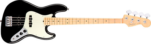 Fender American Pro Jazz Bass Black MN + Etui