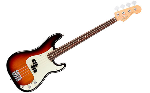 Fender American Pro Precision Bass 3 Colors Sunburst RW + Etui