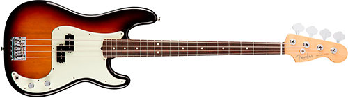 Fender American Pro Precision Bass 3 Colors Sunburst RW + Etui