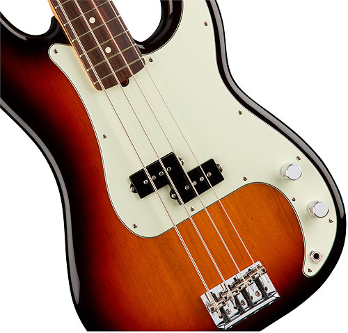 American Pro Precision Bass 3 Colors Sunburst RW + Etui Fender