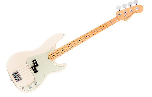 Fender American Pro Precision Bass Olympic White MN + Etui