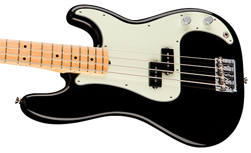 American Pro Precision Bass Black MN + Etui Fender