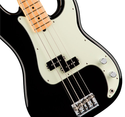 American Pro Precision Bass Black MN + Etui Fender