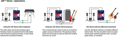 J48 Stereo : DI Box Radial - SonoVente.com - en