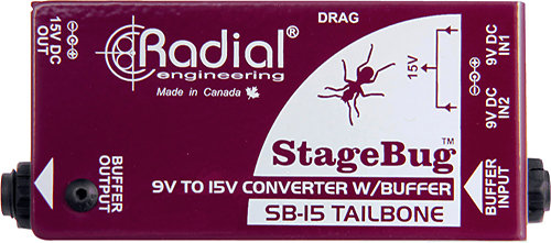 StageBug SB-15 Tailbone Signal Buffer Radial