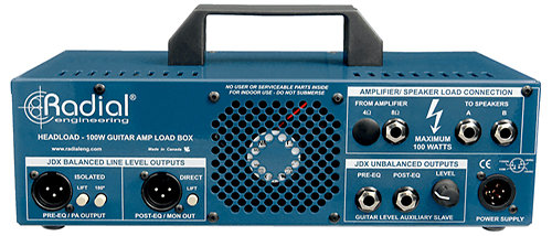 Headload V8 Ohms Guitar Amp Load Box Radial