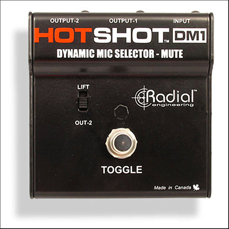 HotShot DM-1 Stage Mic Toggle Radial