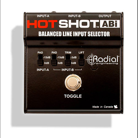 HotShot ABi Balanced footswitch selector Radial