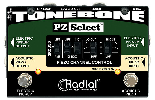 Radial Tonebone PZ-Select Piezo Channel Control