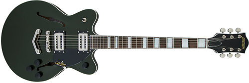 G2655 Streamliner Center Block Jr. with V-Stoptail, Broad'Tron Pickups Torino Green Gretsch Guitars