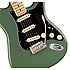 American Pro Stratocaster Antique Olive MN + Etui Fender