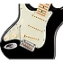 American Pro Stratocaster LH Black MN + Etui Fender