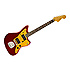 Deluxe Jazzmaster TR Candy Apple Red Squier by FENDER