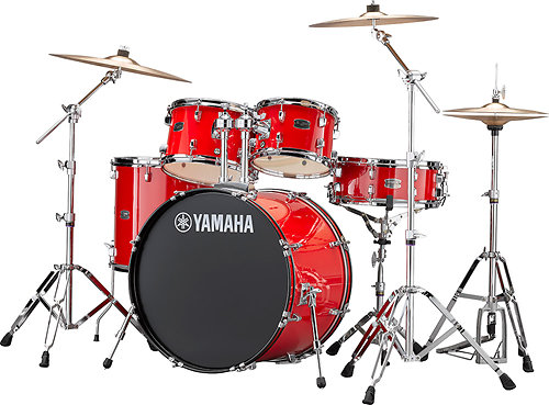 Yamaha Rydeen Standard 22'' Hot Red + Hardware + Cymbales