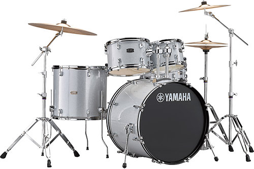 Yamaha Rydeen Standard 22'' Silver Glitter + Hardware + Cymbales