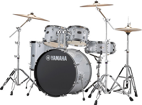 Yamaha Rydeen Standard 22'' Silver Glitter + Hardware + Cymbales