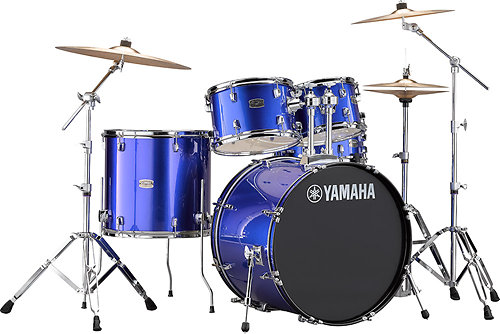 Yamaha Rydeen Standard 22'' Fine Blue + Hardware + Cymbales