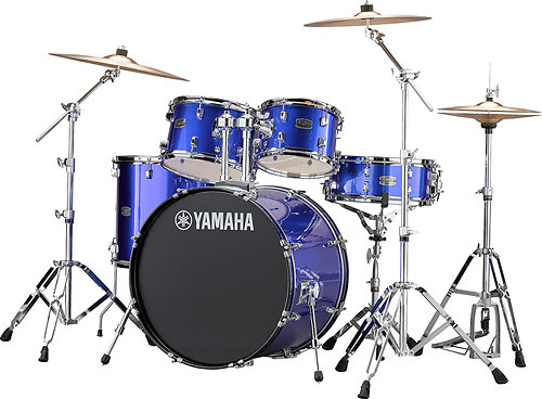 Yamaha Rydeen Standard 22'' Fine Blue + Hardware + Cymbales