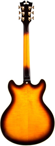 EX-DC Stairstep Tailpiece Vintage Sunburst + Etui D'Angelico