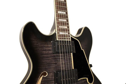 EX-DC Stairstep Tailpiece Grey Black + Etui D'Angelico
