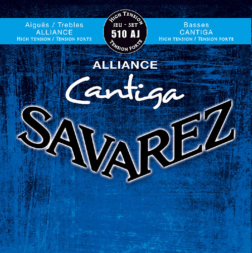 510AJ Alliance Cantiga : Cordes Guitare Savarez 