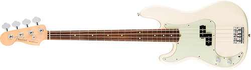 Fender American Pro Precision Bass LH Olympic White RW + Etui