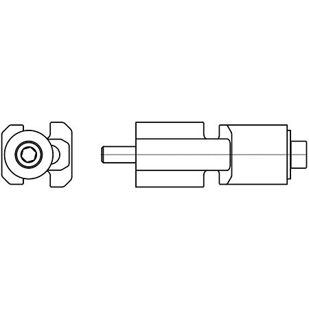 C0011 Jonction pour bridage 2 praticables + plaquage horizontal ASD