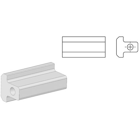 ASD C0013 Jonction pour mise à niveau de 2 praticables sur 1 plan vertical