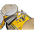 Rydeen Fusion 20'' Mellow Yellow + Hardware + Cymbales Yamaha