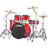 Rydeen Standard 22'' Hot Red + Hardware + Cymbales Yamaha