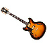 EX-DC Left Handed Vintage Sunburst D'Angelico
