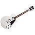 Premier SS center block no F holes White + Housse D'Angelico