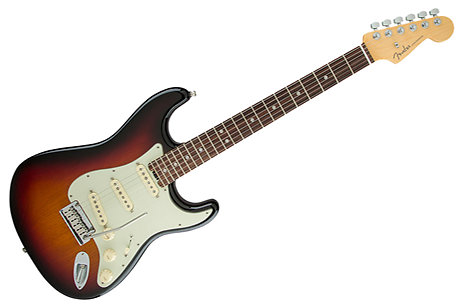 American Elite Stratocaster ébène 3 tons Sunburst Fender