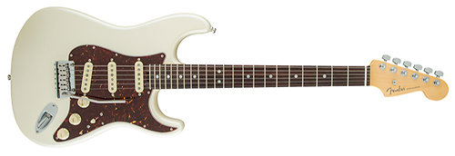 Fender American Elite Stratocaster ébène Olympic Pearl