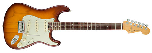 Fender American Elite Stratocaster ébène Tobacco Sunburst