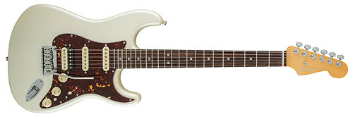 Fender American Elite Stratocaster Shawbucker ébène Olympic Pearl