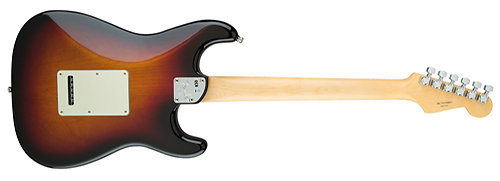 American Elite Stratocaster LH ébène 3-Color Sunburst Fender