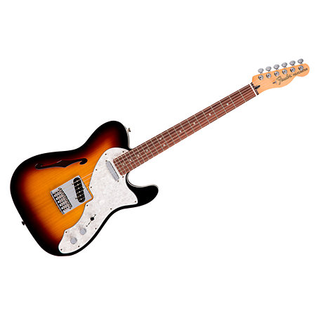 Fender Deluxe Telecaster Thinline PF 3 Color Sunburst