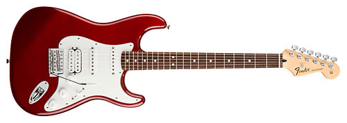 Fender Standard Stratocaster HSS PF Candy Apple Red