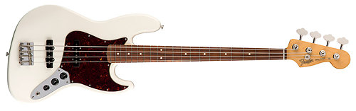 60S Jazz Bass PF Olympic White Fender