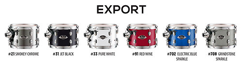 Export Fusion 20" Black Cherry Glitter EXX705N/704 Pearl