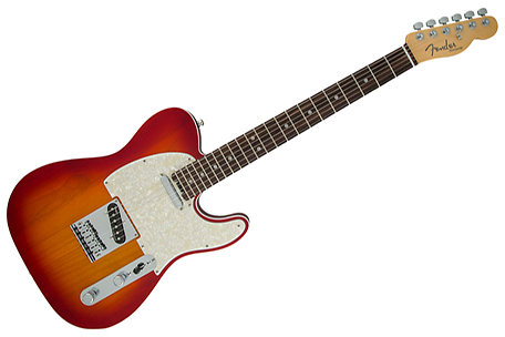 Fender American Elite Telecaster Ebène Aged Cherry Burst
