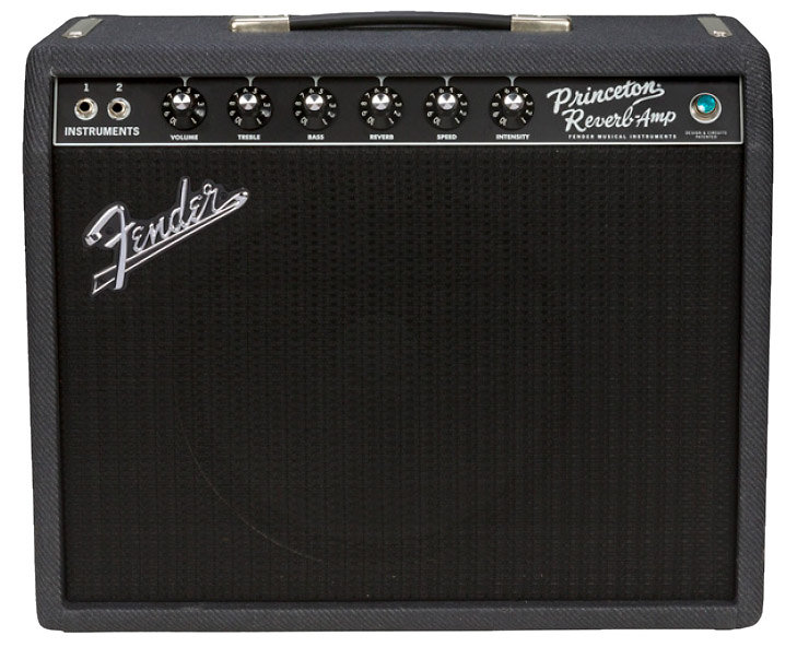 Limited Edition 68 Princeton Black Lacquered Tweed Fender